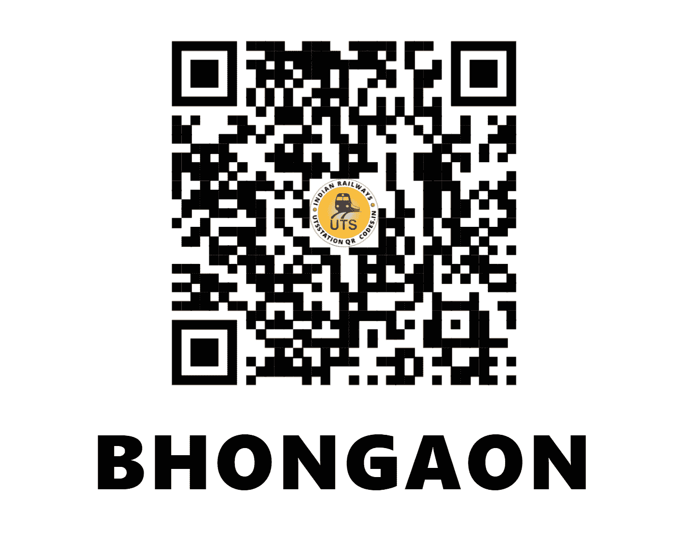 UTS QR Code for BHONGAON - BGQ (NC - UTTAR PRADESH)